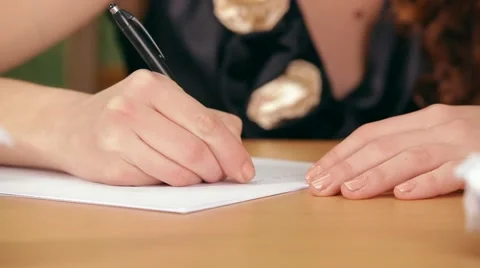 Letter To A Loved One Stock-Footage 67576025