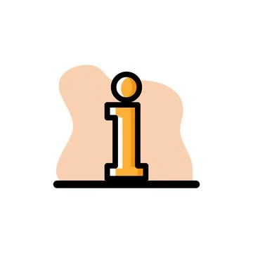 Letter Lowercase I Conceptual Vector Illustration Design Stock Illustration