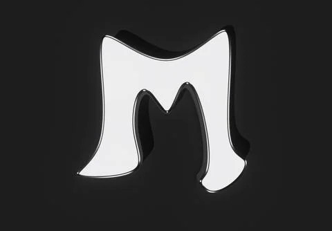 Letter M Background Stock Illustration
