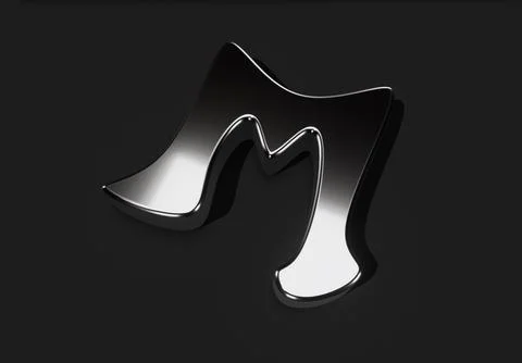 Letter M Background Stock Illustration