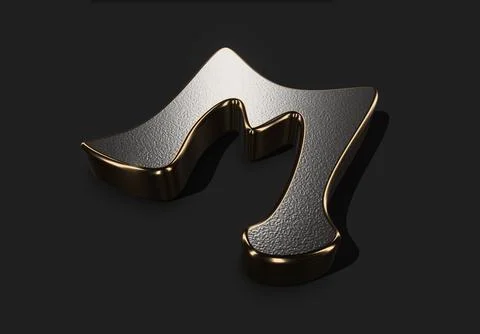Letter M Background Stock Illustration