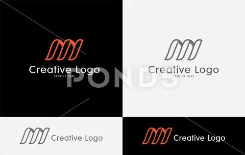 Letter M Creative Logo Design Brand Logo Design Illustration 241913920