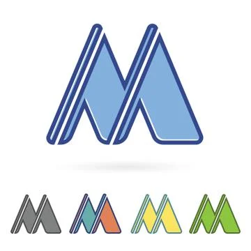 Letter M design Stock Illustration