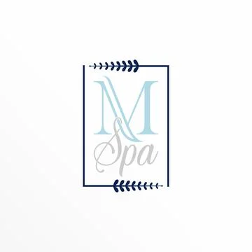 Letter M free logo vector stock. Leaf abstract design concept. Stock Illustration