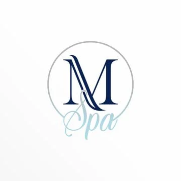 Letter M free logo vector stock. Circle abstract design concept. Stock Illustration