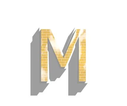 Letter M Stock Illustration