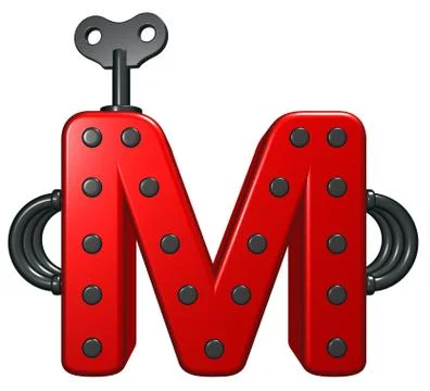 Letter m Stock-Illustration