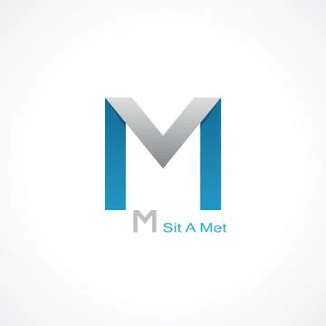 Letter m Illustrazione stock