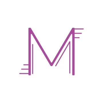 Letter m Stock Illustration