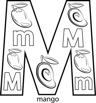 Letter M Stock Illustration