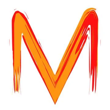 Letter M Stock Illustration