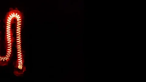 The Letter M. Isolated On Black.looping logo Video stock 73145459