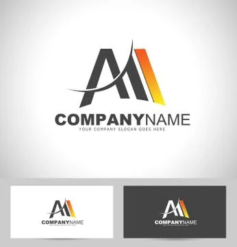Letter M Logo Design Stock-Illustration