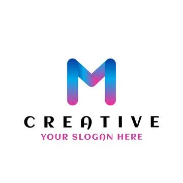 Letter M logo design Template. Initial M letter logo. m letter logo icon Stock Illustration