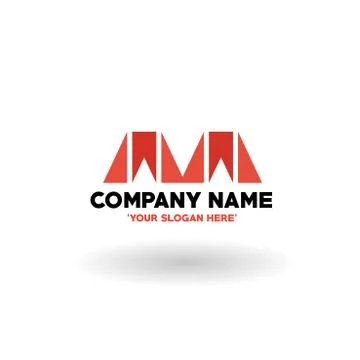 Letter M Logo Stock Illustration