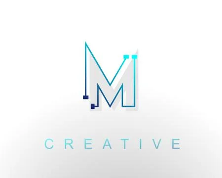 Letter M logo Stock Illustration