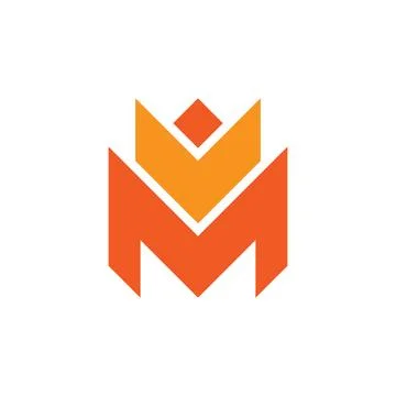 Letter M logo Stock Illustration