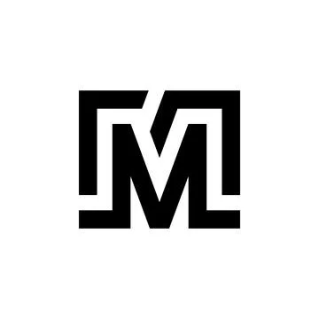 Letter M logo Stock Illustration