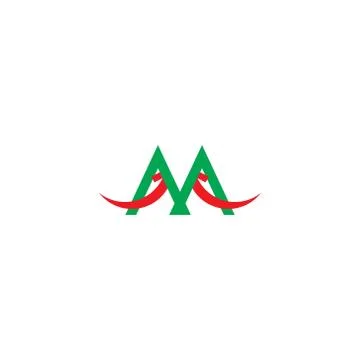 Letter m motion arrow 3d logo vector Ilustración de archivo