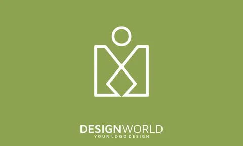 Letter M template design icon, art and design Stock Illustration