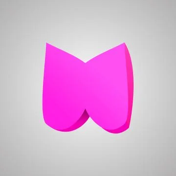 Letter M. Vector comic style font. EPS10 Stockillustratie