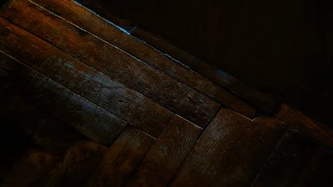 Letter marked thrown under the front door Video stock 129948895