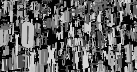 The letter matrix Stock Footage 65177847