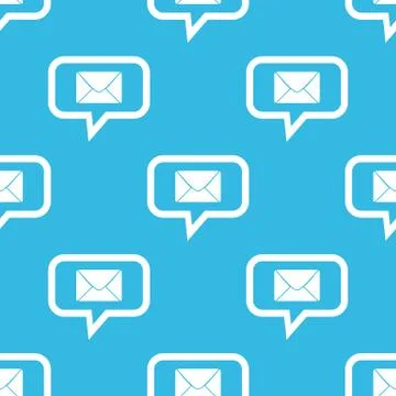 Letter message pattern Stock Illustration