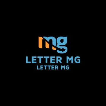 LETTER MG logo design template idea Stock Illustration
