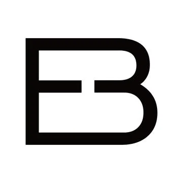Letter Monogram Logo Design Vector Stock Illustration