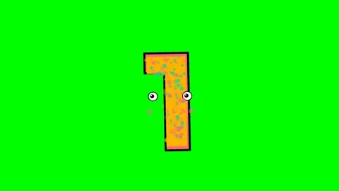 Letter Motion Isolated Green Screen Stock Video Video stock 336892866