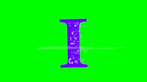 Letter Motion Isolated Green Screen Stock Video Vídeos de archivo 336892919