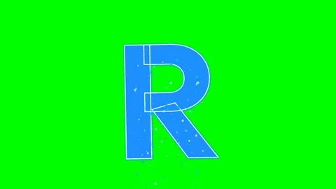 Letter Motion with Person - Chroma Key Green Screen Footage 動画素材 336892853