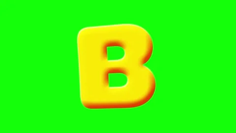 Letter Moving - Chroma Key Green Screen Footage Stock-Footage 341587184