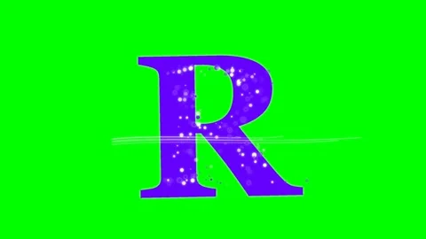 Letter Moving on Green Screen Chroma Key Background Vídeos de archivo 336892933