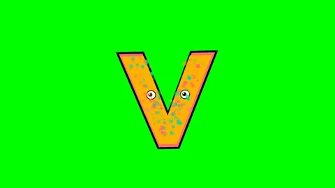Letter Moving Isolated Green Screen Stock Video Video stock 336892900