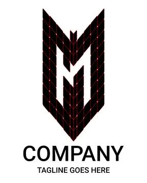 Letter "n" Construction vectors logo. Creative Vector Logo Design House, Bu.. Ilustración de archivo