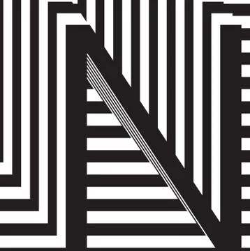 Letter N design template Stock Illustration