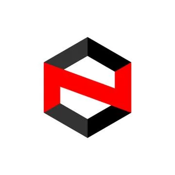 Letter N Hexagonal Logo Template Illustration Design. Vector EPS 10. Stock Illustration