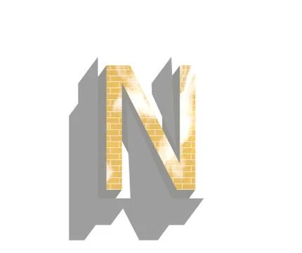 Letter N Stock Illustration