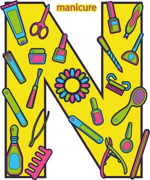 Letter N Stock Illustration