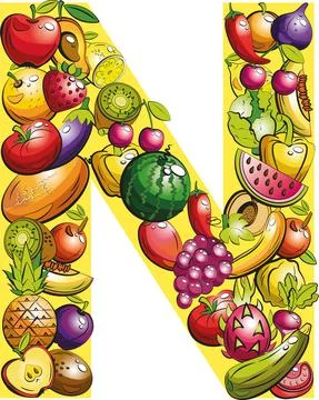 Letter N Stock Illustration