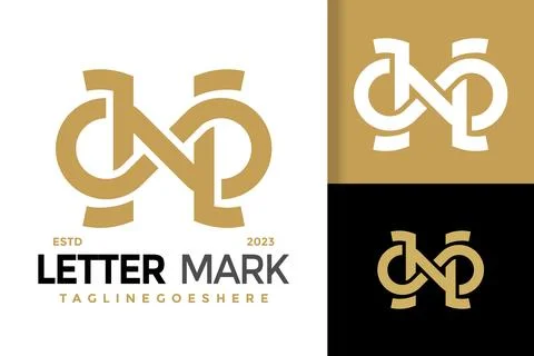 Letter N Infinity Logo vector icon illustration 스톡 일러스트