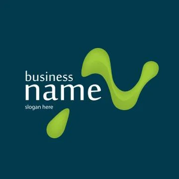 Letter N logo design Illustrazione stock