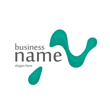 Letter N logo design Stock-Illustration