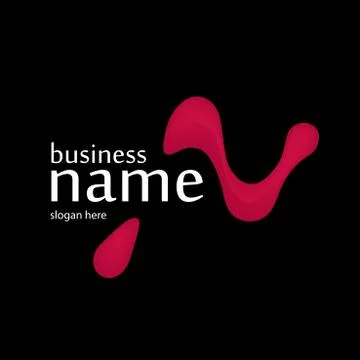 Letter N logo design Stock Illustration