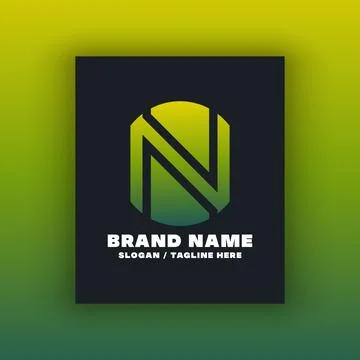 Letter N logo design template Stock Illustration