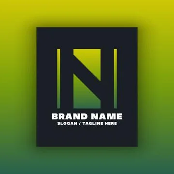 Letter N logo design template Stock Illustration