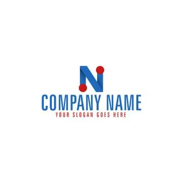 Letter N Logo Stock Illustration