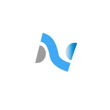 Letter N logo Stock Illustration